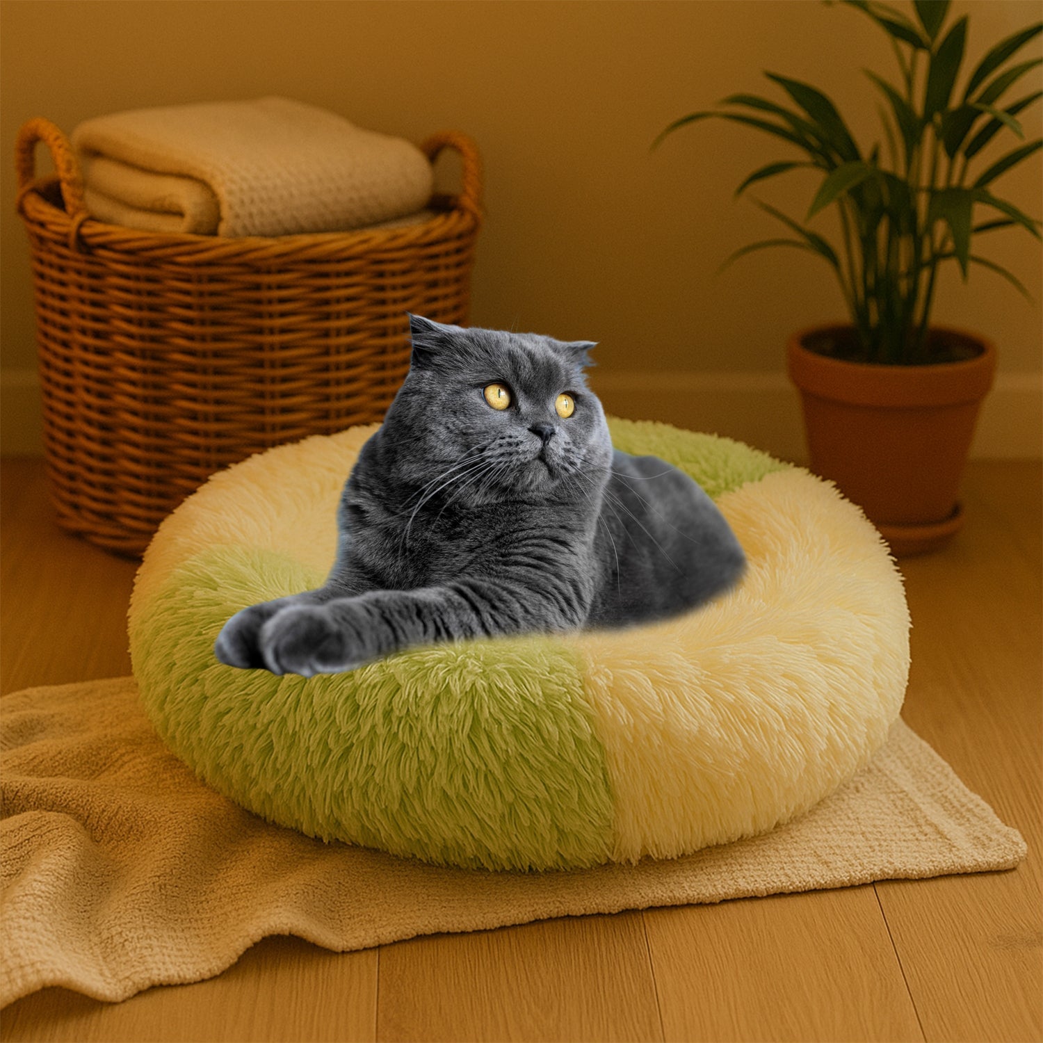 Ultra Soft Fluffy Pet Bed for Cats & Small Dogs – 1 Pc Ultra Soft Fluffy Pet Bed for Cats & Small Dogs – 1 Pc